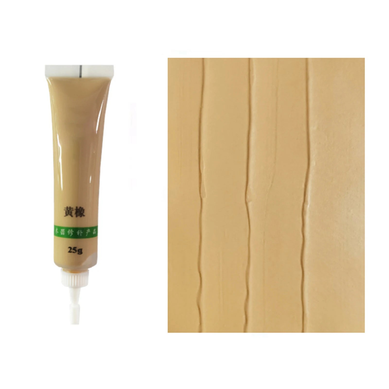 25g Multicolor Wood Repair Paste,Multipurpose Floor Scratch Paint Repair for Table Oak Cabinet,Wooden Furniture Scratch Filler