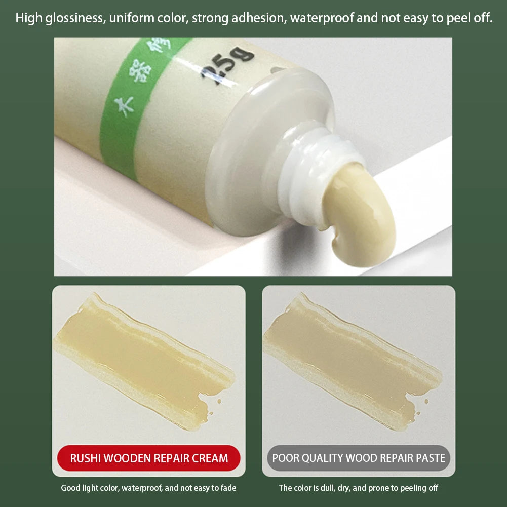 1/2PCS Wooden Furniture Refinishing Paint,Multipurpose Scratch Repair Agent,DIY 16 Colors Furniture Repairing Paste Mending Tool