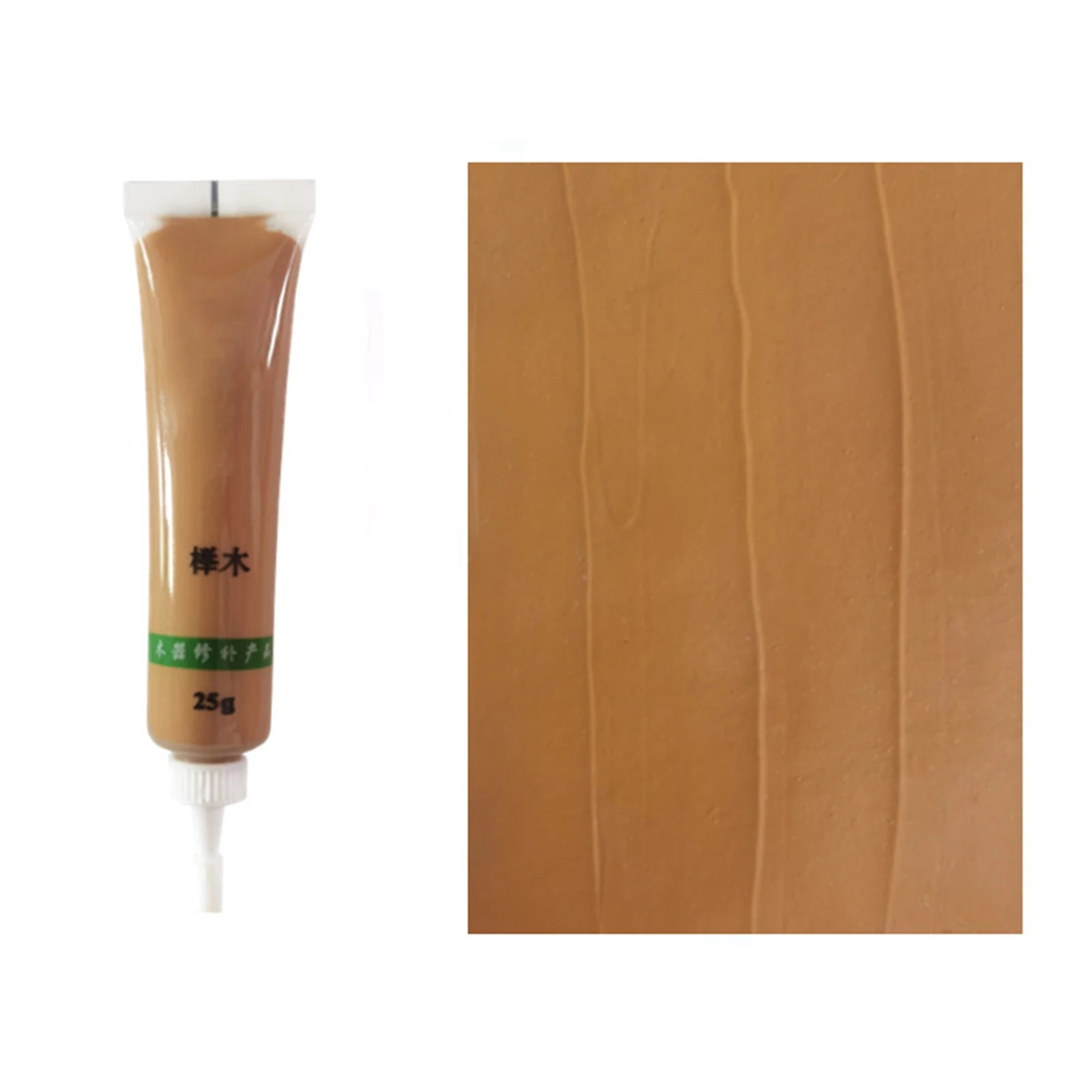 25g Multicolor Wood Repair Paste,Multipurpose Floor Scratch Paint Repair for Table Oak Cabinet,Wooden Furniture Scratch Filler