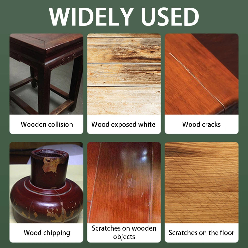 1/2PCS Wooden Furniture Refinishing Paint,Multipurpose Scratch Repair Agent,DIY 16 Colors Furniture Repairing Paste Mending Tool